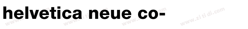 helvetica neue co字体转换